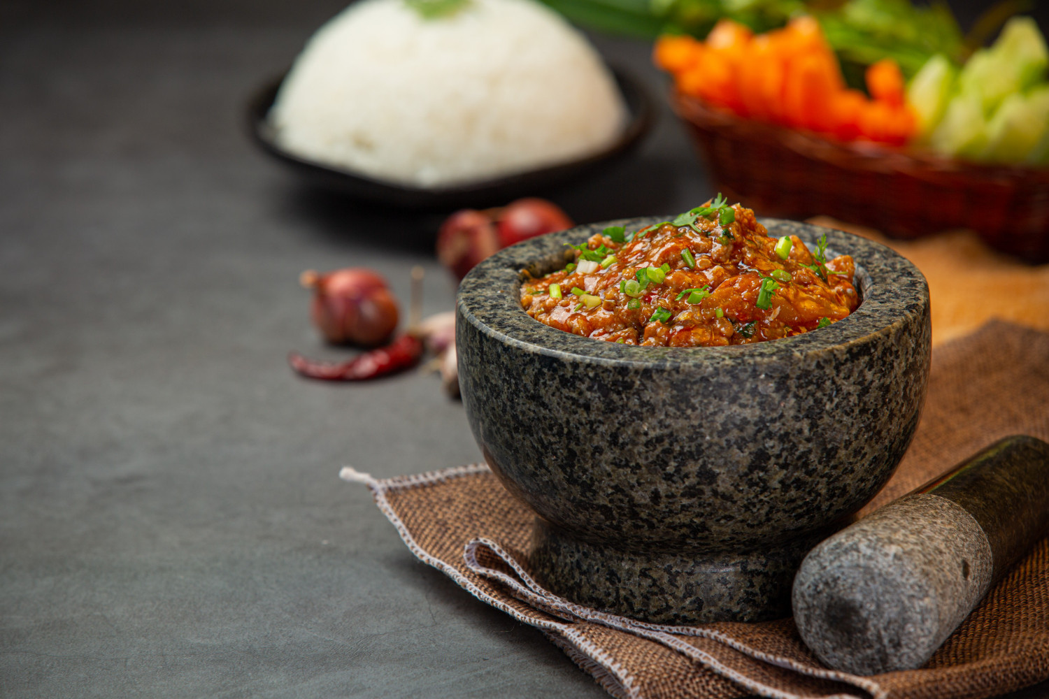 Stone used to grind spices