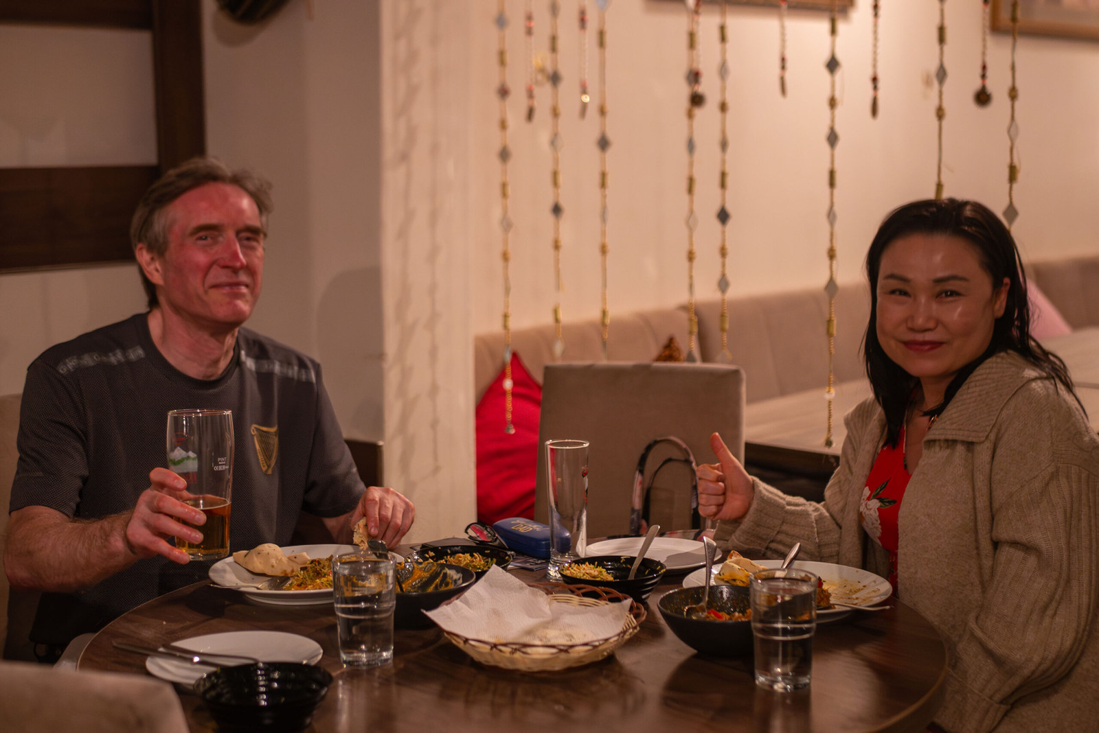 Customers in Winchester at Taste Of Gurkhas